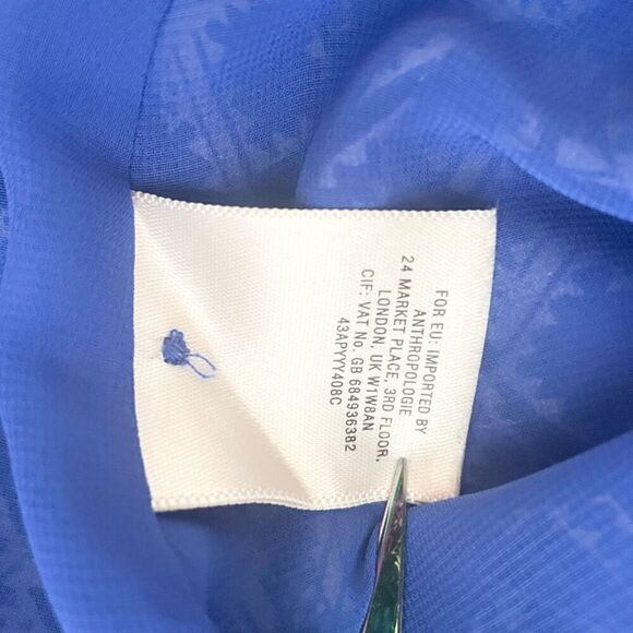 Anthropologie Maeve Galen geometric print gathered waist dress - size medium - Picture 8 of 11